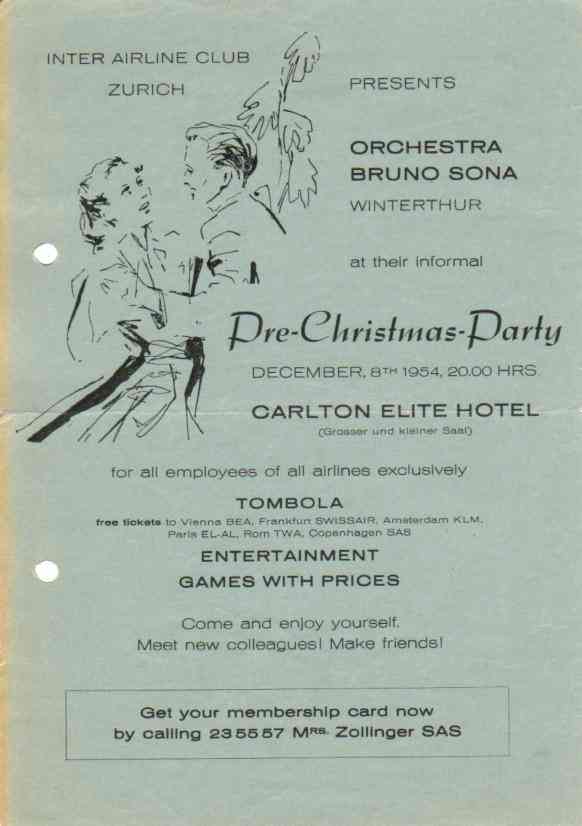 Pre-Christmas-Party 1954